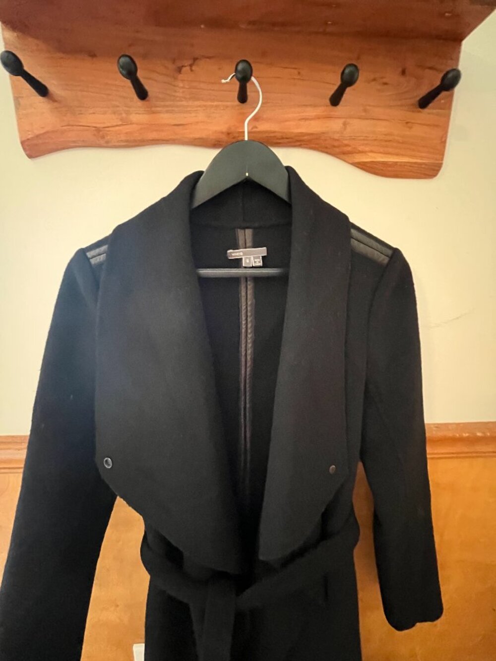 Vince Wool Coat, Size Small